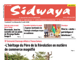 Une Sidwaya du 07 au 09-08-2026