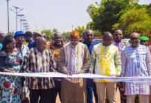Projet de développement durable de Ouagadougou: plus de 6 km de voirie inaugurés