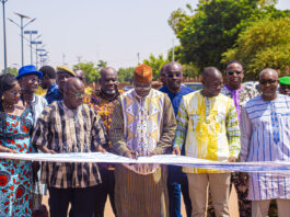 Projet de développement durable de Ouagadougou: plus de 6 km de voirie inaugurés