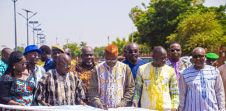 Projet de développement durable de Ouagadougou: plus de 6 km de voirie inaugurés