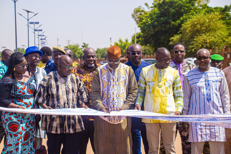 Projet de développement durable de Ouagadougou: plus de 6 km de voirie inaugurés