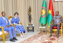 Coopération Burkina–Canada : le Premier ministre reçoit l’ambassadrice du Canada en fin de mission