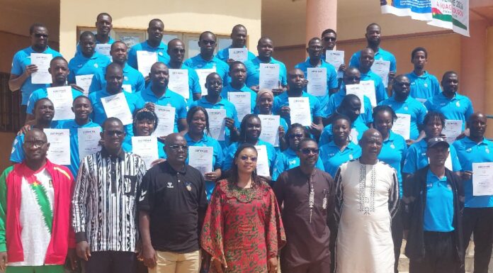 Fédération burkinabè de handball : 35 entraineurs obtiennent la Licence D IHF