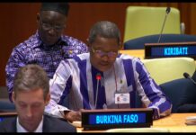 Réunion de la Commission de la consolidation de la paix : pour le Burkina Faso, il faut faire de chaque pays le maître d’œuvre de sa destinée, de sa propre paix
