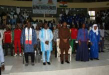 Ouagadougou : Coup d’envoi des deuxièmes Jeux de l’AES La cérémonie des JAES 2026 a été présidée par le Président du Faso, le Capitaine Ibrahim Traoré, représenté par le président de l’Assemblée législative du Peuple, Dr Ousmane Bougouma.