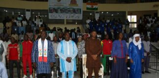 Ouagadougou : Coup d’envoi des deuxièmes Jeux de l’AES La cérémonie des JAES 2026 a été présidée par le Président du Faso, le Capitaine Ibrahim Traoré, représenté par le président de l’Assemblée législative du Peuple, Dr Ousmane Bougouma.