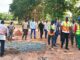 Clôture du lycée Ouezzin Coulibaly : le ministre Moumouni Zoungrana constate l’état d’avancement des travaux
