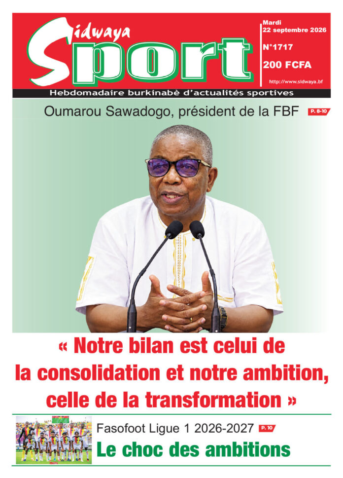 Une Sidwaya Sport du 22-09-2026