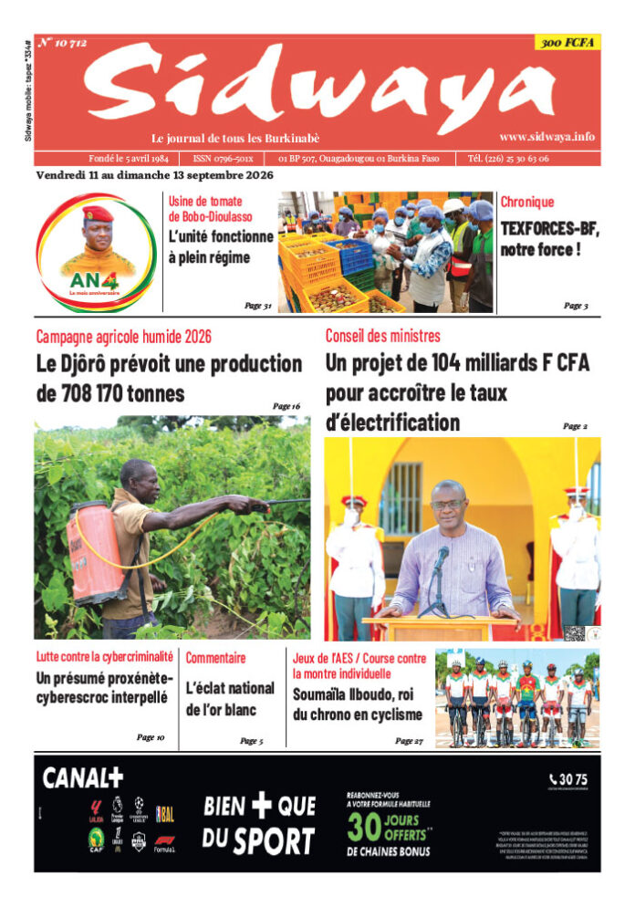 Une du 11-9-2026