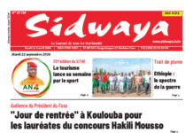 Une Sidwaya du 22-09-2026