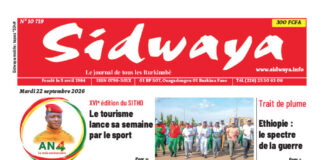 Une Sidwaya du 22-09-2026