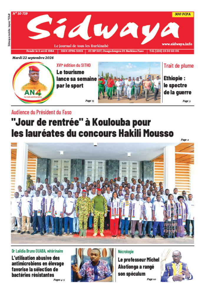 Une du 22-9-2026