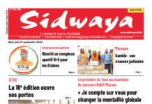 Une Sidwaya du 23-09-2026