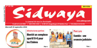 Une Sidwaya du 23-09-2026