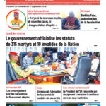 Une Sidwaya du 25 au 27-09-2026
