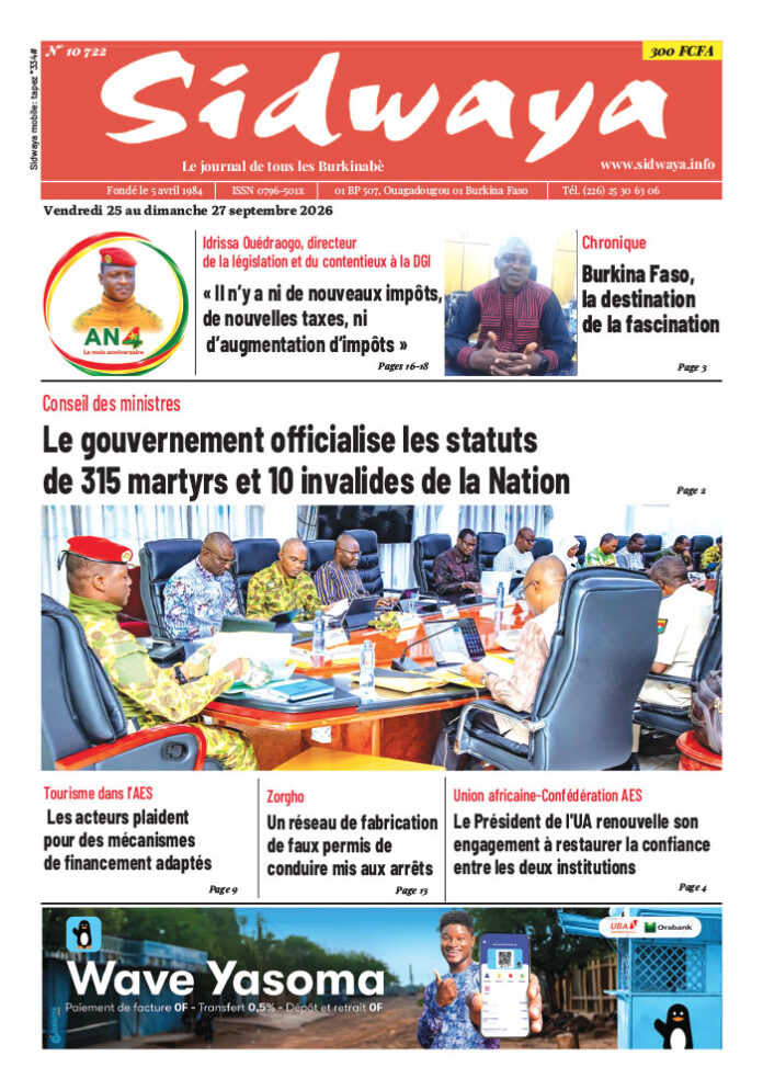 Une du 25-9-2025