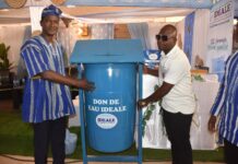 SITHO 2026 : l’entreprise d’Eau minérale Idéale offre une dizaine de poubelles