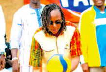 4e Jeux nationaux de la relève sportive : Annick Pikbougoum encourage les jeunes sportifs