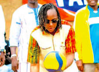 4e Jeux nationaux de la relève sportive : Annick Pikbougoum encourage les jeunes sportifs