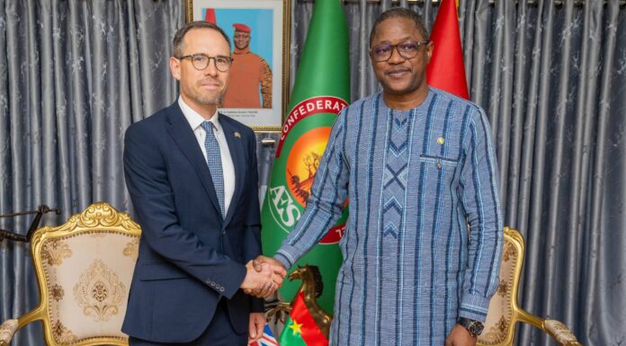 Coopération bilatérale : le Royaume-Uni réaffirme son engagement à renforcer le partenariat avec le Burkina