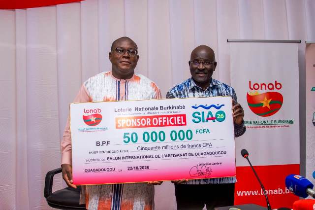 SIAO 2026 : la LONAB injecte 50 millions F CFA pour l’organisation