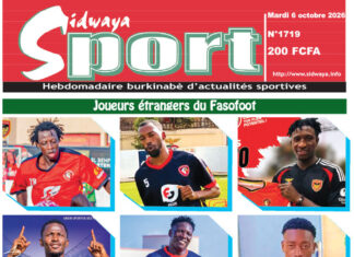 Une Sidwaya Sport du 06-10-2026