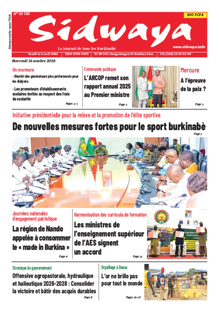 Une du 14-10-2026