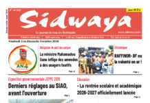 Une Sidwaya du 02-10-2026
