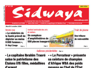 Une Sidwaya du 06-10-2026