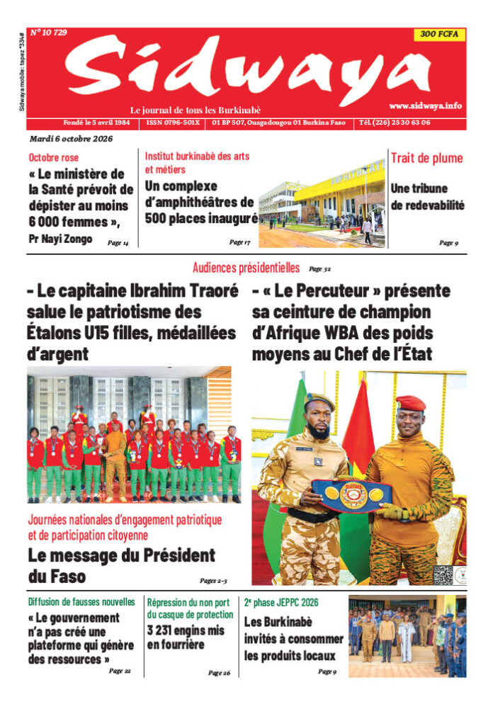 Une du 6-10-2026